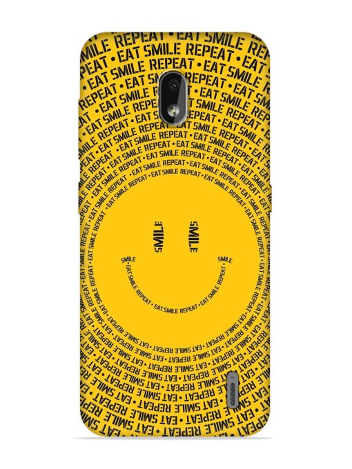 Smiley Embossed Soft Silicone Case for Nokia 2.2 Zapvi