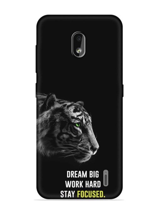 Dream Big Work Hard Embossed Soft Silicone Case for Nokia 2.2