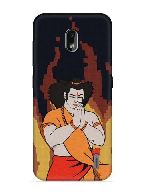 Shree Ram Vector Embossed Soft Silicone Case for Nokia 2.2