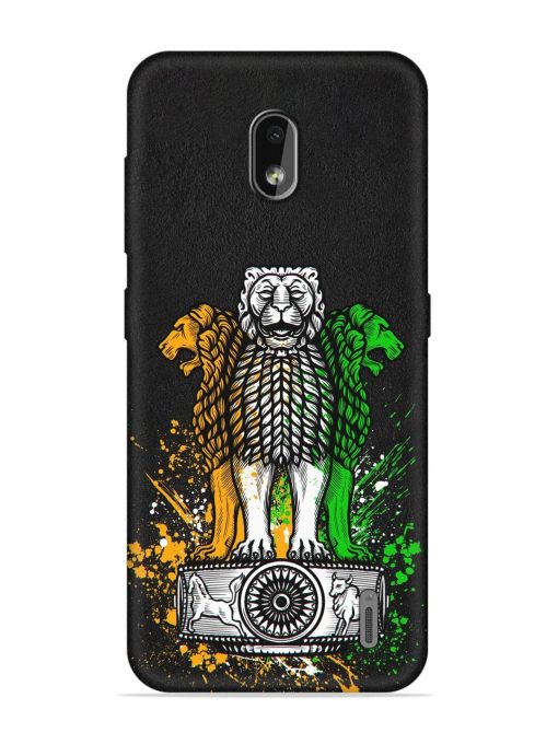 Pillars Of Ashoka Embossed Soft Silicone Case for Nokia 2.2 Zapvi