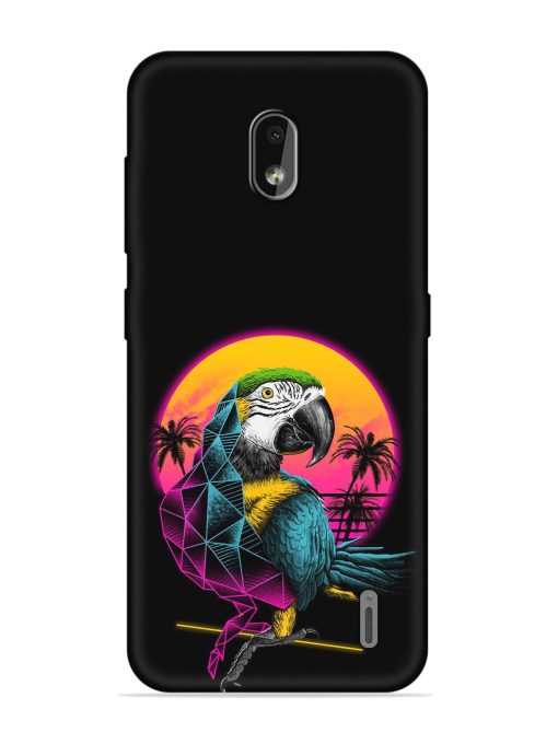 Rad Parrot Embossed Soft Silicone Case for Nokia 2.2 Zapvi