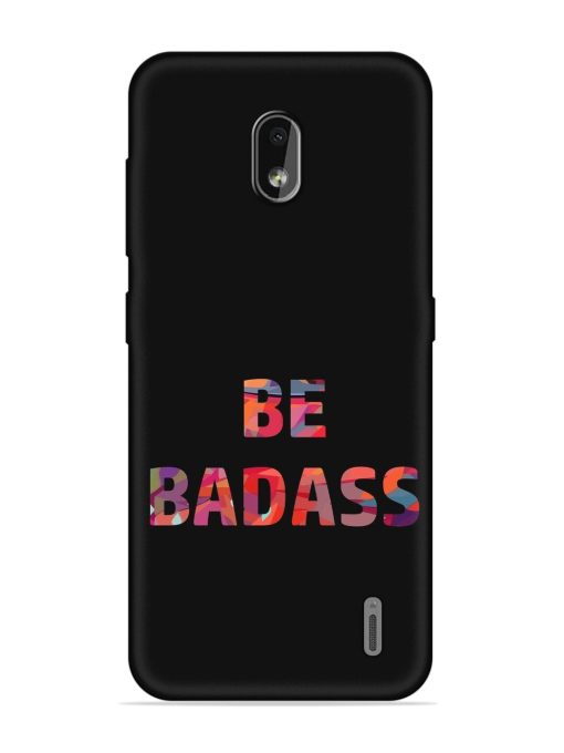 Be Badass Embossed Soft Silicone Case for Nokia 2.2 Zapvi