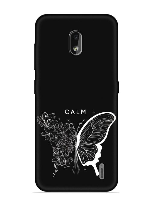 Calm Embossed Soft Silicone Case for Nokia 2.2