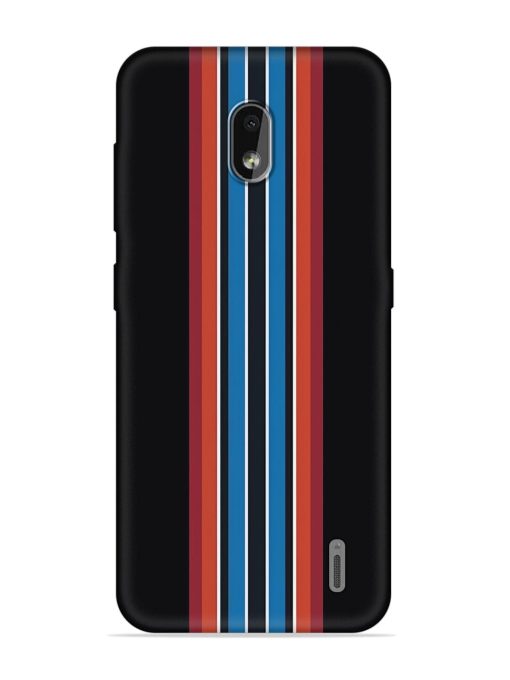 Vertical Strips Embossed Soft Silicone Case for Nokia 2.2 Zapvi