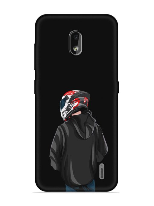 Motorcycle Rider Embossed Soft Silicone Case for Nokia 2.2 Zapvi