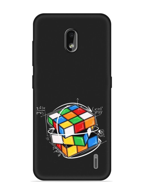 Cubik Vector Embossed Soft Silicone Case for Nokia 2.2 Zapvi