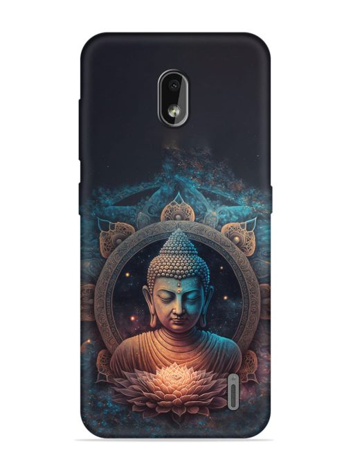 Gautam Buddha Embossed Soft Silicone Case for Nokia 2.2