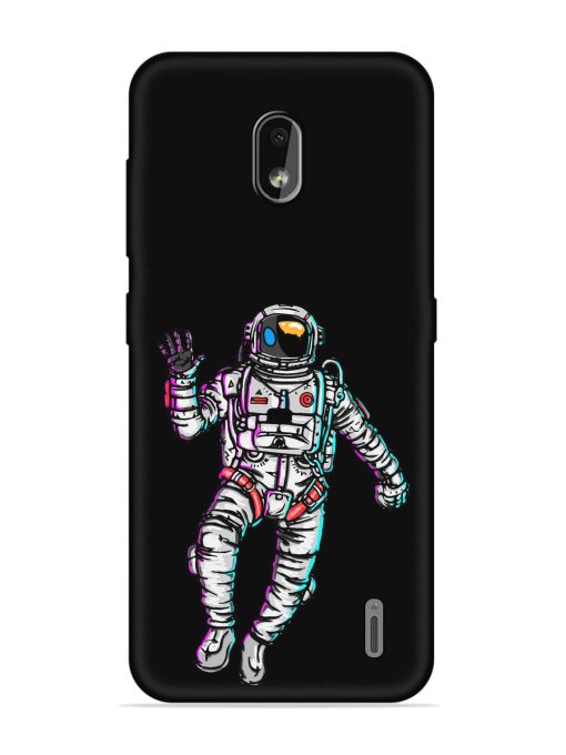 Spaceman Embossed Soft Silicone Case for Nokia 2.2 Zapvi