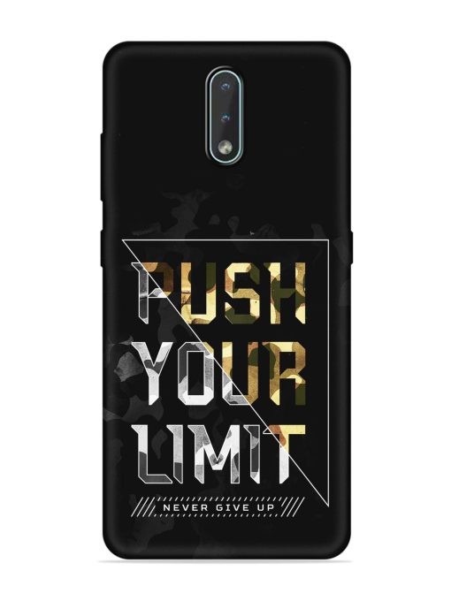 Push Your Limits Embossed Soft Silicone Case for Nokia 2.3 Zapvi