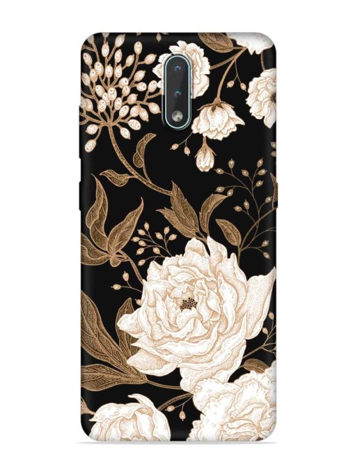 Peonies Roses Floral Embossed Soft Silicone Case for Nokia 2.3 Zapvi