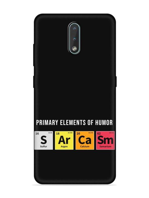 Primary Elements Humor Embossed Soft Silicone Case for Nokia 2.3 Zapvi