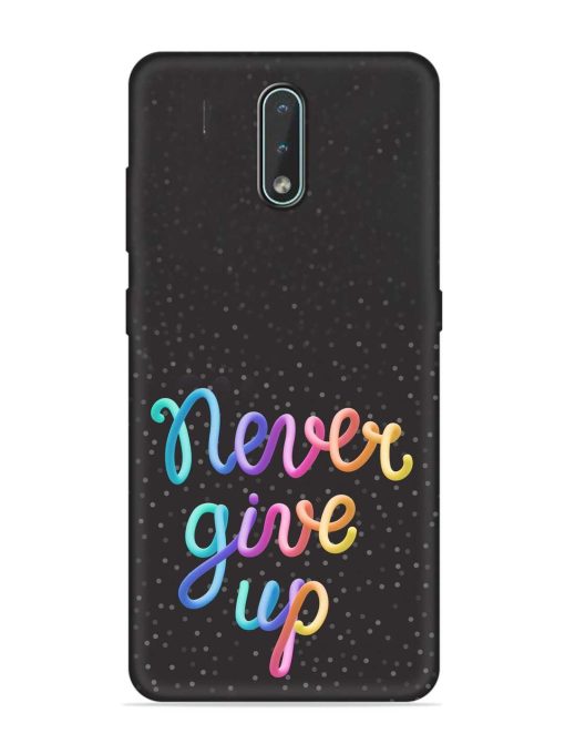 Colorful Stylized Rainbow Embossed Soft Silicone Case for Nokia 2.3 Zapvi