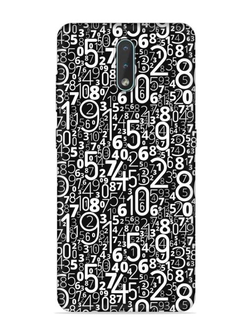 Many Numbers Different Embossed Soft Silicone Case for Nokia 2.3 Zapvi