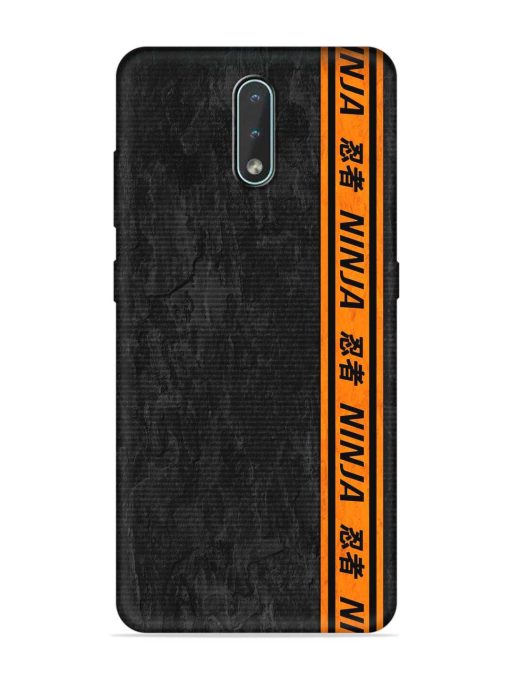 Ninja Srtips Embossed Soft Silicone Case for Nokia 2.3 Zapvi