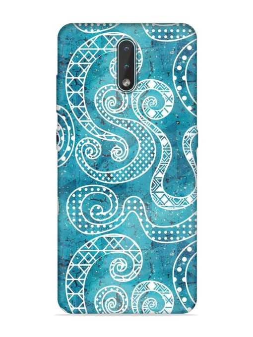 Vintage Curved Seamless Embossed Soft Silicone Case for Nokia 2.3 Zapvi