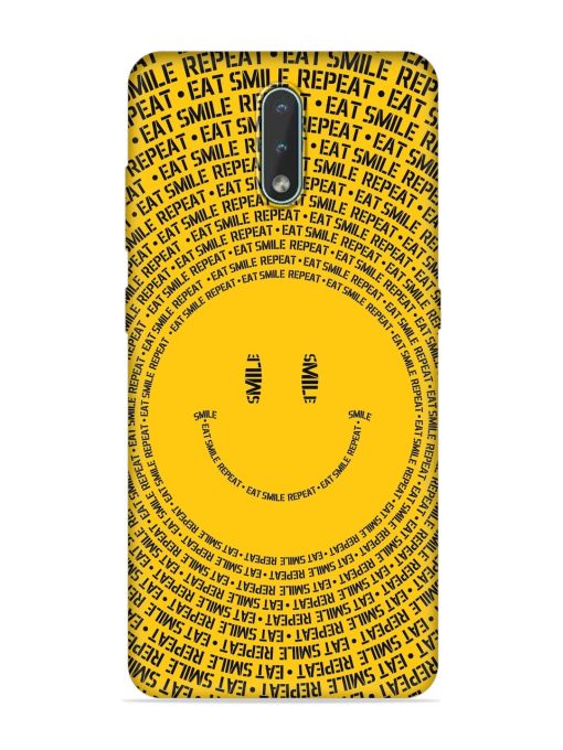 Smiley Embossed Soft Silicone Case for Nokia 2.3