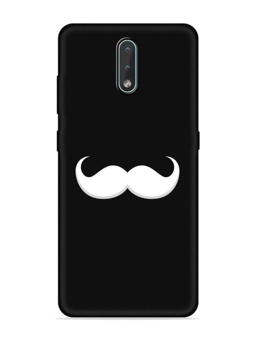 Mustache Vector Embossed Soft Silicone Case for Nokia 2.3 Zapvi