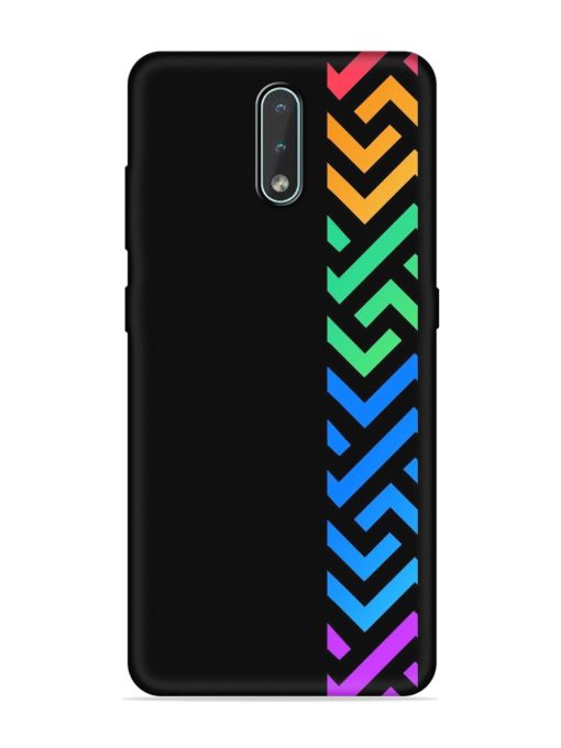 Colorshape Stripes Embossed Soft Silicone Case for Nokia 2.3 Zapvi