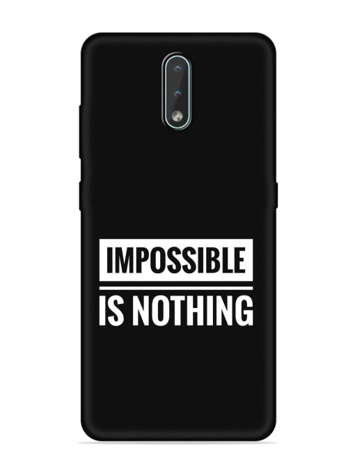 Impossible Is Nothing Embossed Soft Silicone Case for Nokia 2.3 Zapvi