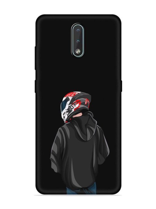 Motorcycle Rider Embossed Soft Silicone Case for Nokia 2.3 Zapvi