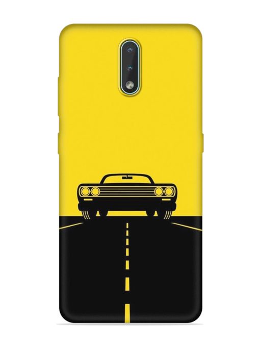 Classic Car Embossed Soft Silicone Case for Nokia 2.3