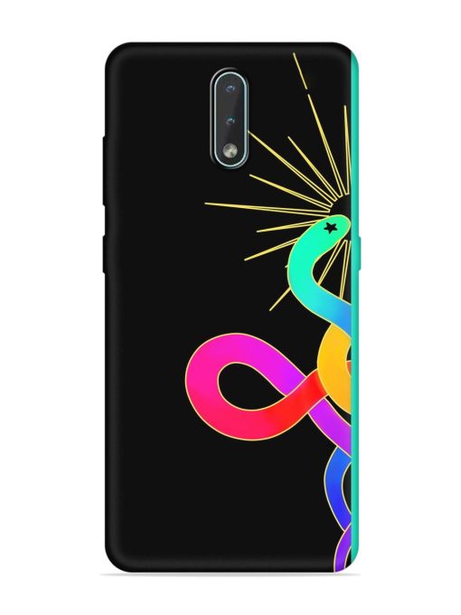 Art Geometric Abstraction Embossed Soft Silicone Case for Nokia 2.3 Zapvi