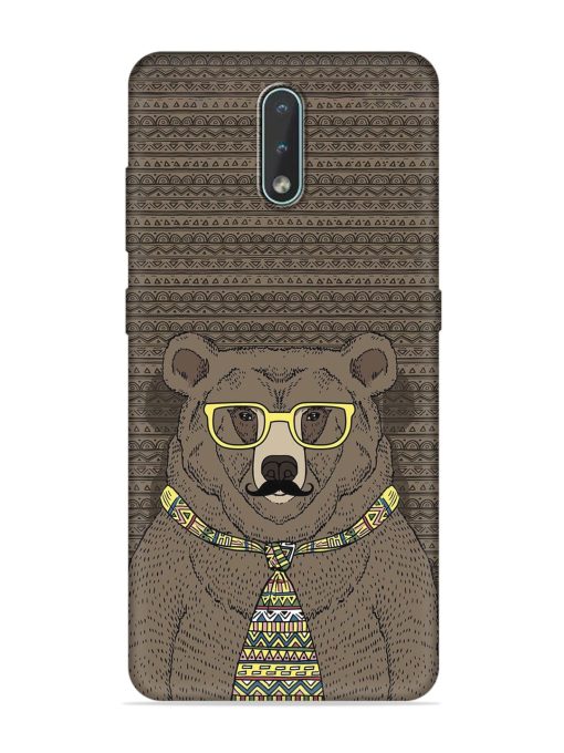 Grizzly Bear Embossed Soft Silicone Case for Nokia 2.3 Zapvi