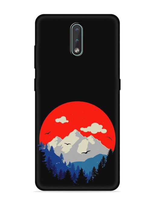 Mountain Abstract Embossed Soft Silicone Case for Nokia 2.3 Zapvi