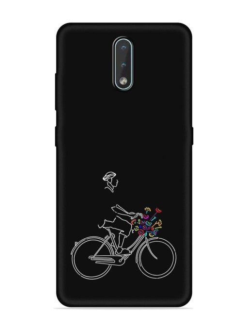 Minimalist Cycle Art Embossed Soft Silicone Case for Nokia 2.3 Zapvi