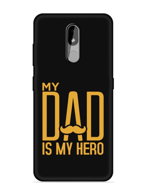 My Dad Is My Hero Embossed Soft Silicone Case for Nokia 3.2 Zapvi