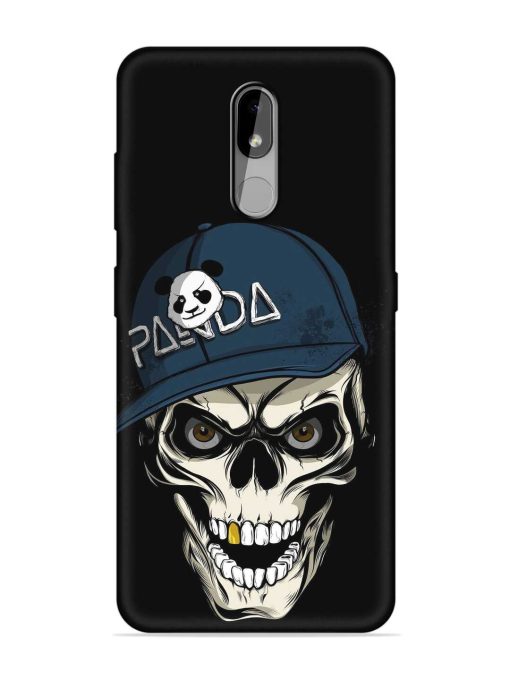 Panda Skull Embossed Soft Silicone Case for Nokia 3.2 Zapvi