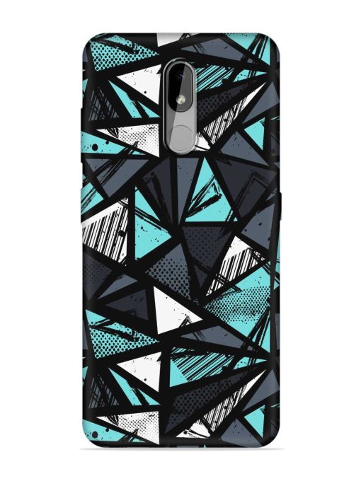 Abstract Seamless Embossed Soft Silicone Case for Nokia 3.2 Zapvi