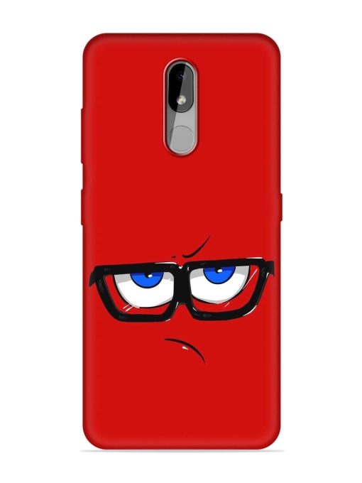 Rad Angry Face Embossed Soft Silicone Case for Nokia 3.2 Zapvi