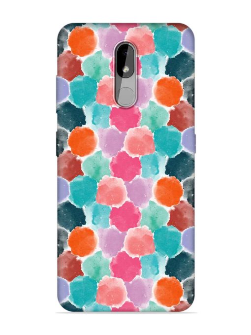 Colorful Seamless Pattern Embossed Soft Silicone Case for Nokia 3.2 Zapvi