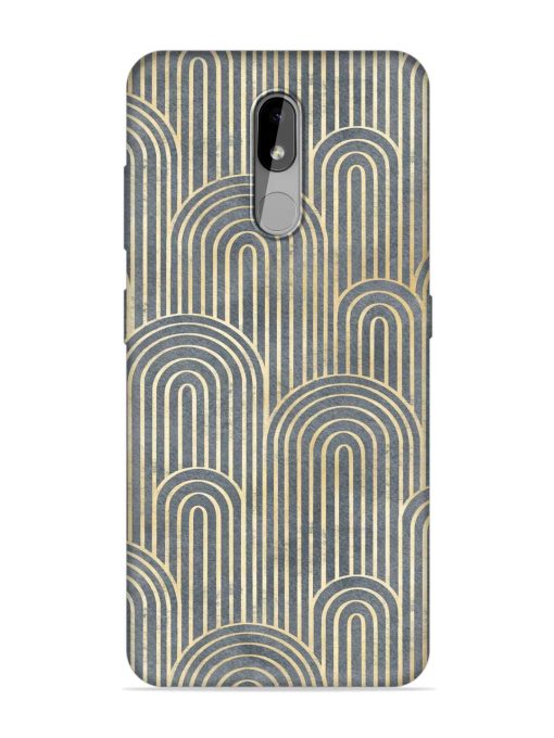 Art Deco Style Embossed Soft Silicone Case for Nokia 3.2 Zapvi