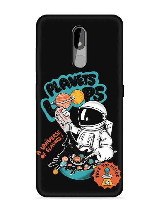 Planets Loop Embossed Soft Silicone Case for Nokia 3.2 Zapvi