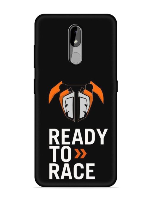 Ready To Race Embossed Soft Silicone Case for Nokia 3.2 Zapvi