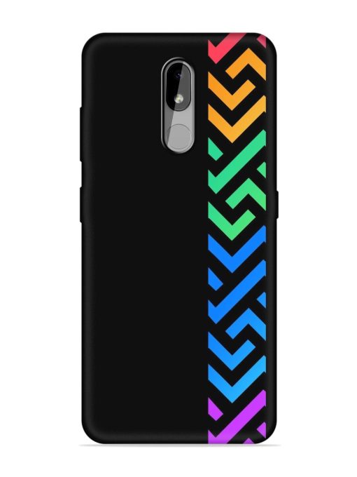 Colorshape Stripes Embossed Soft Silicone Case for Nokia 3.2 Zapvi