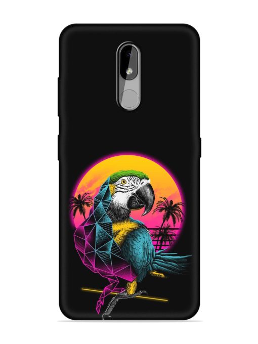 Rad Parrot Embossed Soft Silicone Case for Nokia 3.2