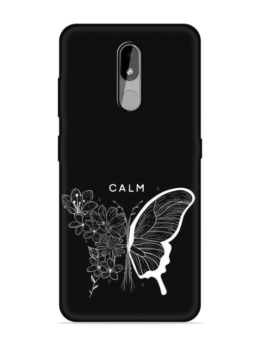 Calm Embossed Soft Silicone Case for Nokia 3.2 Zapvi