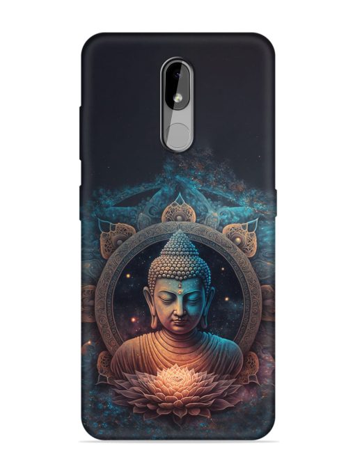 Gautam Buddha Embossed Soft Silicone Case for Nokia 3.2 Zapvi