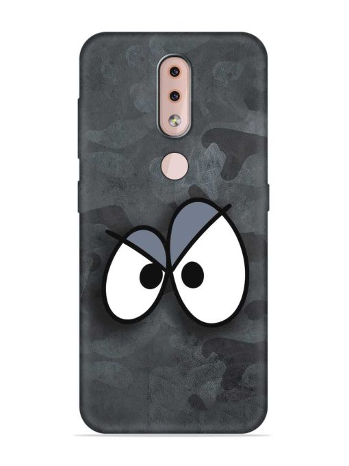 Big Eyes Night Mode Embossed Soft Silicone Case for Nokia 4.2 Zapvi