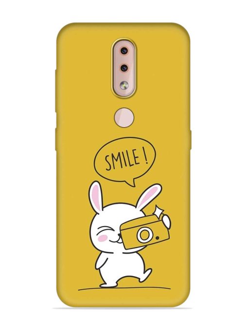 Hey Smile Please Embossed Soft Silicone Case for Nokia 4.2 Zapvi