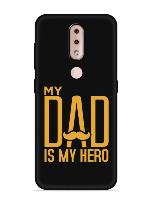 My Dad Is My Hero Embossed Soft Silicone Case for Nokia 4.2 Zapvi