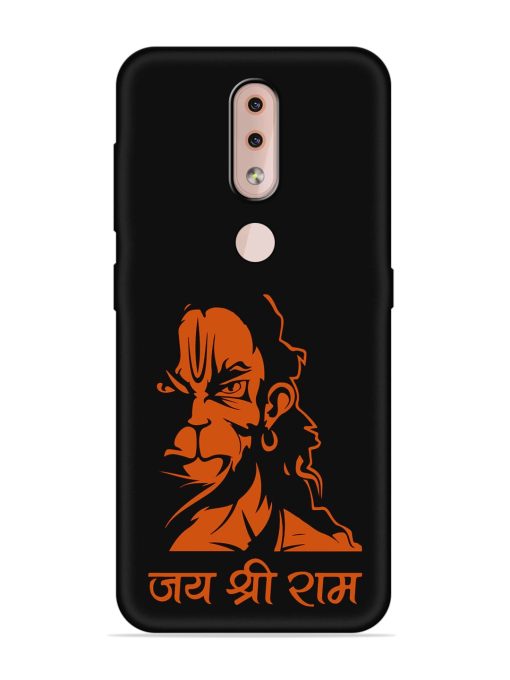 Angry Hanuman Embossed Soft Silicone Case for Nokia 4.2 Zapvi