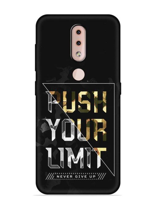 Push Your Limits Embossed Soft Silicone Case for Nokia 4.2 Zapvi