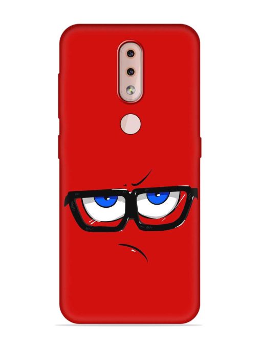 Rad Angry Face Embossed Soft Silicone Case for Nokia 4.2 Zapvi