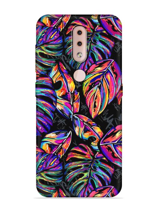 Tropical Seamless Vector Embossed Soft Silicone Case for Nokia 4.2 Zapvi