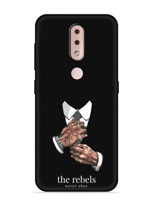 Rebels Slogan Man Embossed Soft Silicone Case for Nokia 4.2 Zapvi