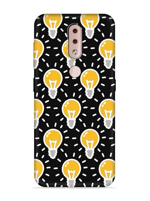 Light Bulb Seamless Embossed Soft Silicone Case for Nokia 4.2 Zapvi